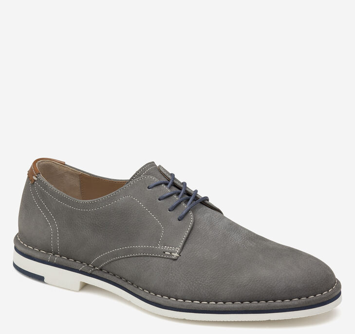 Johnston & Murphy Luke Plain Toe Oxfordskor Herr - Grå Finskor [TZ8907534]